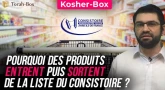 Kosher-Box : pourquoi des produits entrent puis sortent de la liste du Consistoire ?