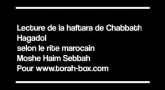 Lecture de la Haftara de Chabbath Hagadol rite marocain