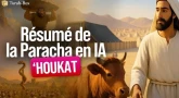 Résumé de la Paracha 'Houkat en animation Vidéo IA
