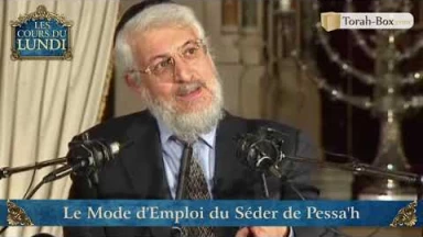 Le Mode d'Emploi du Séder de Pessa'h