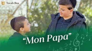 2 enfants chantent "Mon papa"