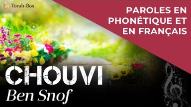 Musique : la chanson Chouvi de Ben Snof