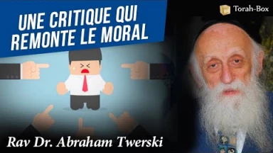 Une critique qui remonte le moral