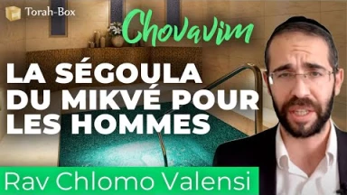 Chovavim : La Ségoula du Mikvé pour les hommes