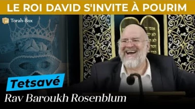La Paracha Tetsavé avec Rav Rosenblum