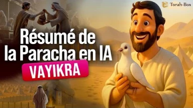 Résumé de la Paracha Vayikra en animation Vidéo IA