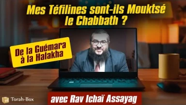 De la Guémara à la Halakha : Mes Téfilines sont-ils Mouktsé le Chabbath