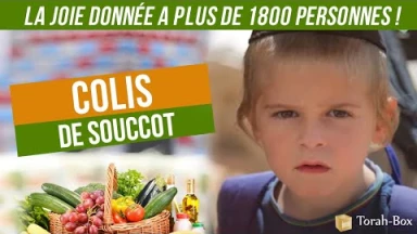 Colis de Souccot 2021 : plus 1800 personnes aidées grâce à vous !