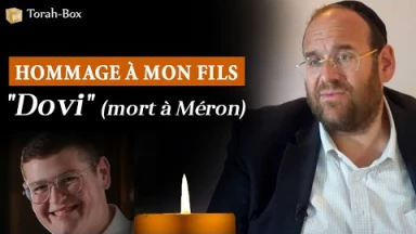 Hommage à mon fils "Dovi" (mort à Méron) par Shlomo Steinmetz