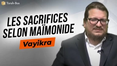 Le Message de la Paracha - Vayikra : Les sacrifices selon Maïmonide
