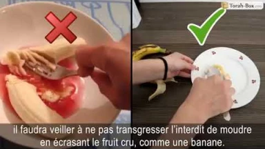 Préparer une compote de fruits le Chabbath