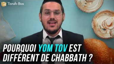 Pourquoi Yom Tov est différent de Chabbath ?