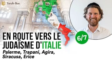 En route vers le Judaïsme d'Italie (partie 6/7) : Palerme, Trapani, Agira, Siracusa, Erice