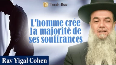 L'homme crée la majorité de ses souffrances