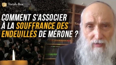 Dvar Torah en mémoire de toutes les victimes à Méron