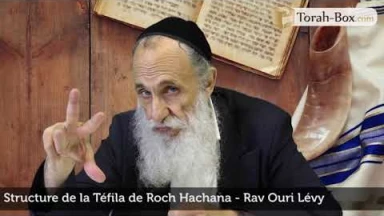 Structure de la Prière de Roch Hachana (Rav Ouri Lévy)