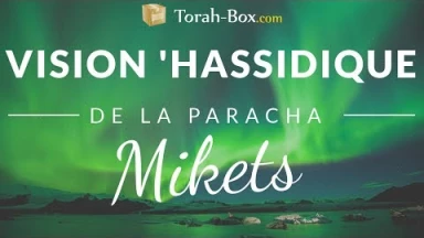 Vision 'Hassidique de la Paracha - Mikets