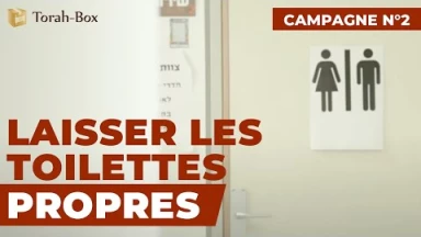 Laisser les toilettes propres