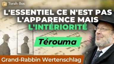 Le Message de la Paracha - Terouma , l'essentiel n'est pas l'apparence mais l'intériorité