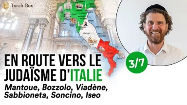 En route vers le Judaïsme d'Italie (partie 3/7) : Mantoue, Bozzolo, Viadana, Sabbioneta, Soncino, Iseo