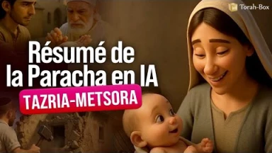 Résumé de la Paracha Tazria-Métsora en animation Vidéo IA