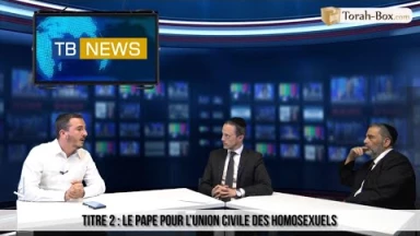 TBNews - Covid, orthodoxes et désinformation & le pape pour l’union civile des homosexuels