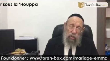 Rav Samuel : "Aidons la jeune fiancée Emma, à se marier"