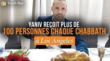 Yaniv reçoit plus de 100 personnes chaque Chabbath à Los Angeles