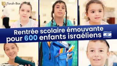 Rentrée Scolaire Émouvante Pour 600 Enfants Israéliens 