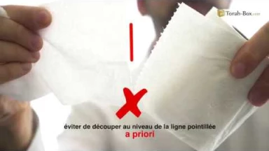 Chabbath, c'est facile : couper du papier le Chabbath