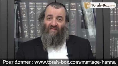 Rav Fhima : "Aidons ‘Hanna, de famille pauvre, à se marier"