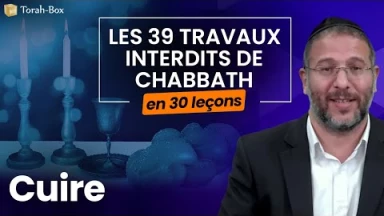 Les 39 travaux interdits le Chabbath en 30 leçons - web-formation facile - N°8 : Cuire