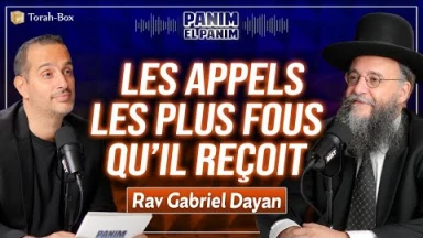 Rav Gabriel Dayan 🎙️ Panim El Panim - "Aucune Question Ne Doit Déranger Un Rabbin"