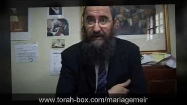 Rav Benchetrit : "Permettons au jeune Méir de se marier"