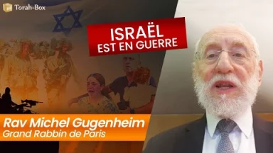 Guerre en Israël - Message du Grand Rabbin de Paris