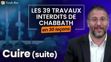 Les 39 travaux interdits le Chabbath en 30 leçons - web-formation facile - N°10 : Cuire (Suite)
