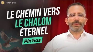 Message de la Paracha Pin'has : Le chemin vers le Chalom éternel