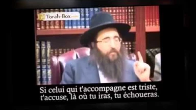 Rav Yochiahou : "Toujours agir dans la Joie, pour ne pas tout perdre"