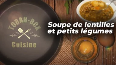 Recette : Soupe de lentilles & petits légumes 