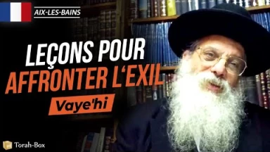 Vayé'hi avec Rav Ouaknin, directeur du séminaire "Tomer Debora"