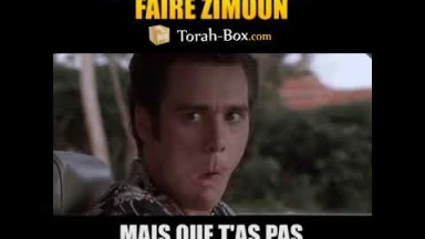 Humour : quand ils veulent faire le Birkat mais que t'as pas fini de manger