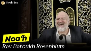 Noa'h avec Rav Rosenblum