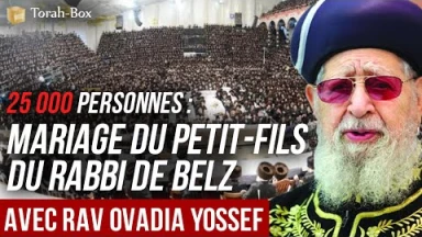 [Vidéo] Rav Ovadia & le Rabbi de Belz dansent devant 25.000 personnes