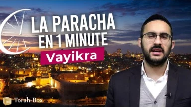 La Paracha en 1 minute : Vayikra