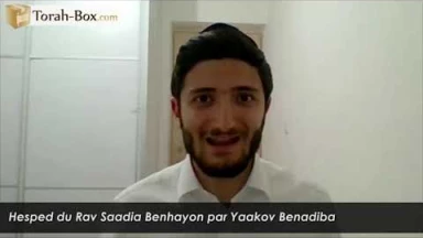 Hesped du Rav Saadia Benhayon par Yaakov Benadiba