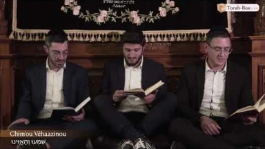 Kinot de Ticha Béav n°5 : Chim'ou Véhaazinou / שִׁמְעוּ וְהַאֲזִינוּ