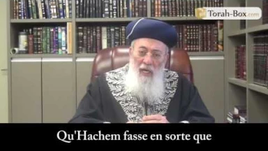 [Vidéo] Rav Chlomo Amar "Je bénis Torah-Box qui fait grandir la Torah"