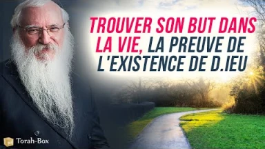 Trouver son but dans la vie, la preuve de l'existence de D.ieu