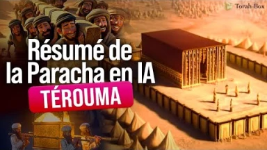 Résumé de la Paracha Térouma en animation Vidéo IA