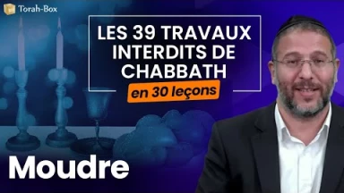 Les 39 travaux interdits le Chabbath en 30 leçons - web-formation facile - N°6 : Moudre